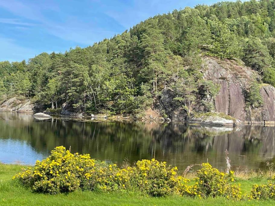 Bosvik Gard, Nyrenovert Leilighet I Hovedhus Fra 1756 Risør Kültér fotó